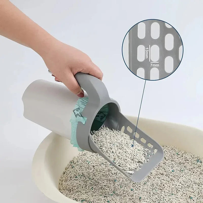 Cat Litter Shovel Scoop for Pet Filter Clean Toilet Garbage Picker Cat Supplies Accessory Cat Litter Box Self Cleaning